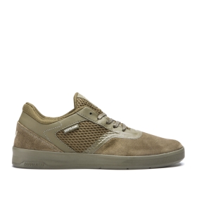 Mens Supra Low Top Shoes SAINT Olive/olive | AU-66649